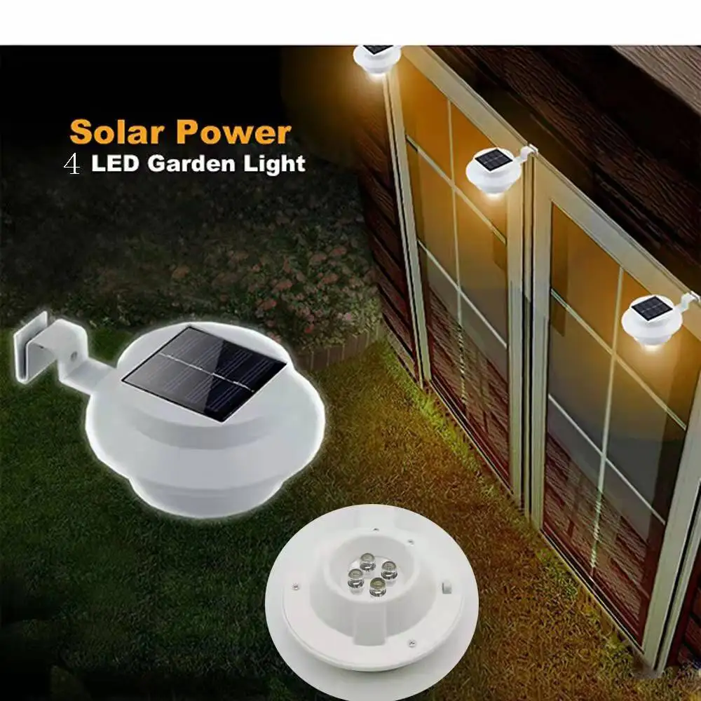 

Настенный садовый светильник на солнечной батарее, водонепроницаемый садовый светильник IP65 с сенсорным управлением, для ограждения, желоб...