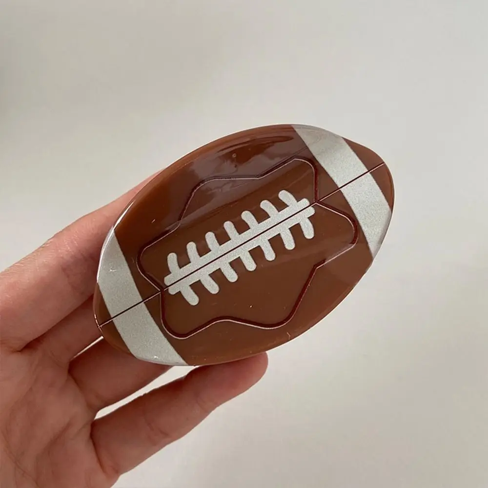 

Football Rugby Hair Claw Cute Acrylic Hair Clip Geometric Shark Clip Girl