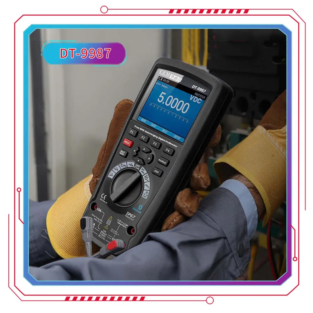 Дешевый многоцелевой счетчик CEM 9987 портативный цифровой мультиметр с ЖК-дисплеем