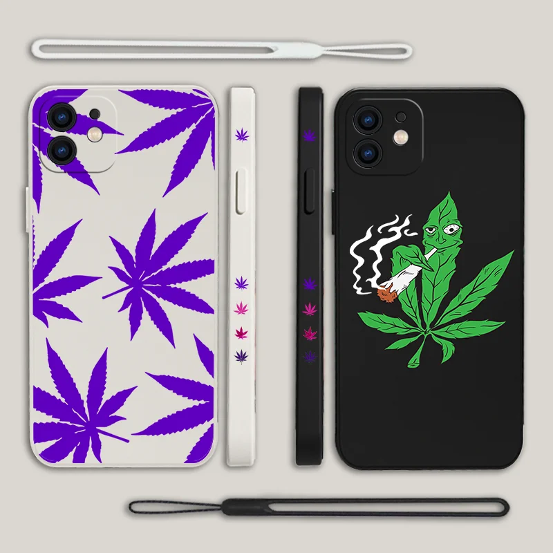 Силиконовый чехол S-Smokings с ремешком на руку для iPhone 15 14 13 12 11 Pro Max Mini X XR XS MAX 8 7 Plus 6S