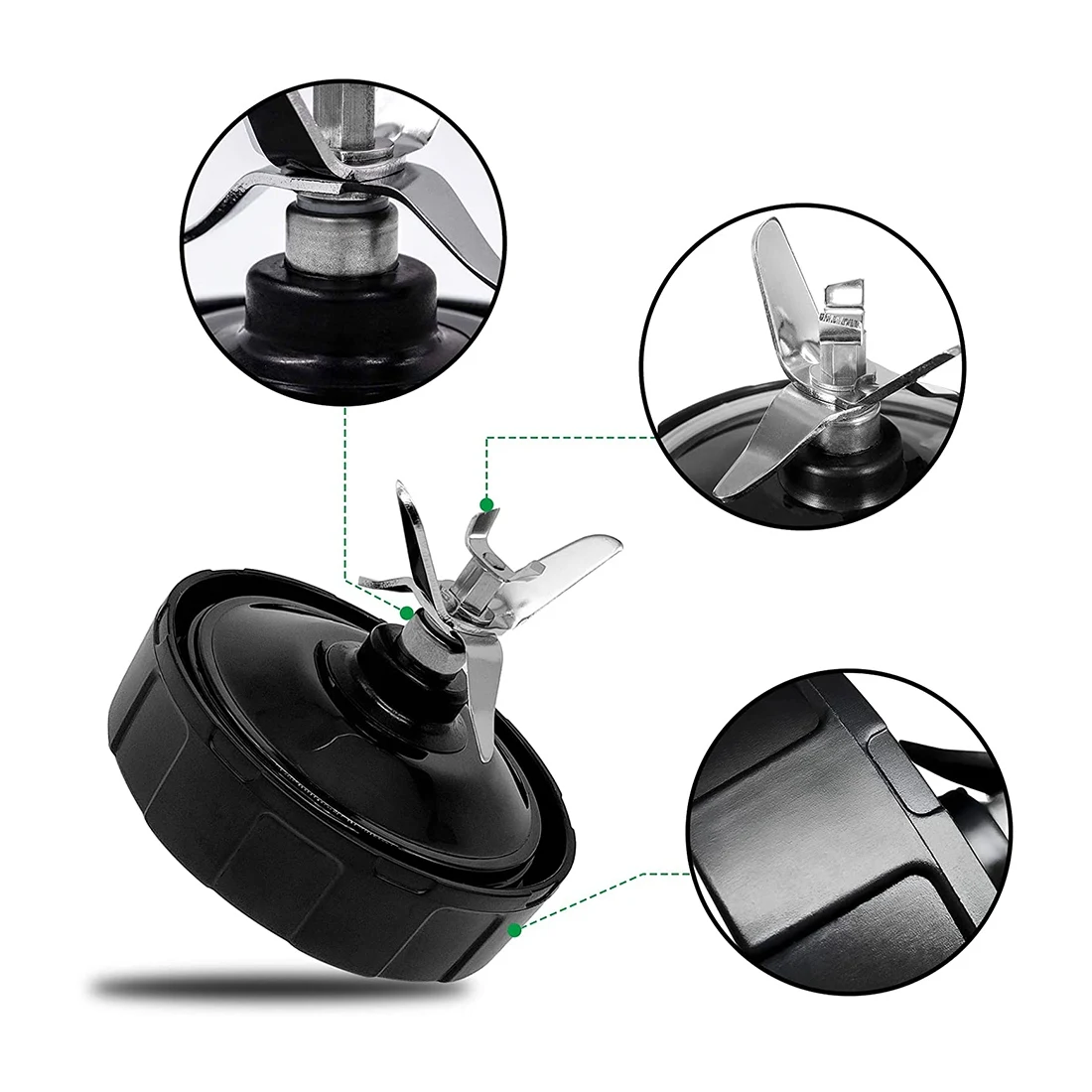 Детали для Nutri Ninja сменные лезвия извлечения 7 плавников подходят авто IQ BL480 488 Вт