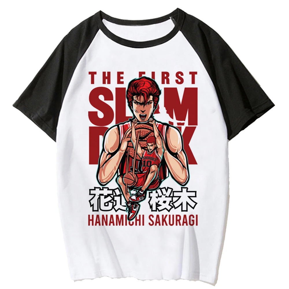 

Футболка Slam Dunk Женская, забавная дизайнерская футболка, японская одежда для девушек