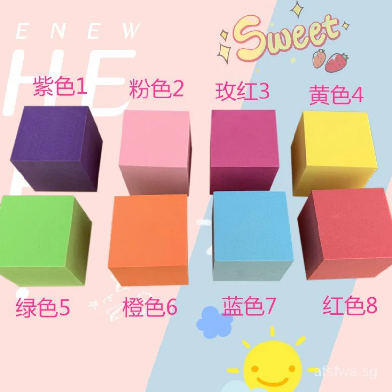 Строительные блоки для раннего развития пенопластовые кубики зерна губка лента