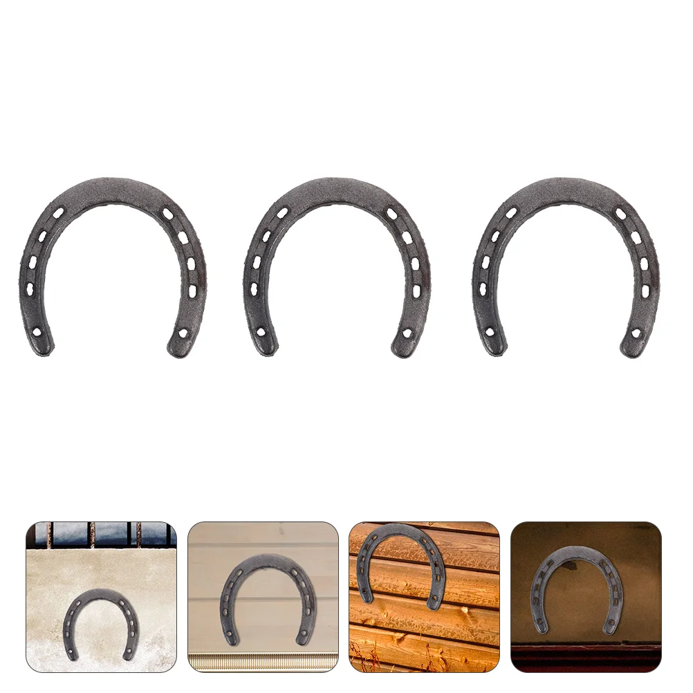 

Horse Wall Decor Horseshoe Shoe Horseshoes Hangingdecorate Iron Sets Shoes Cast Crafts Adornment Home Horses