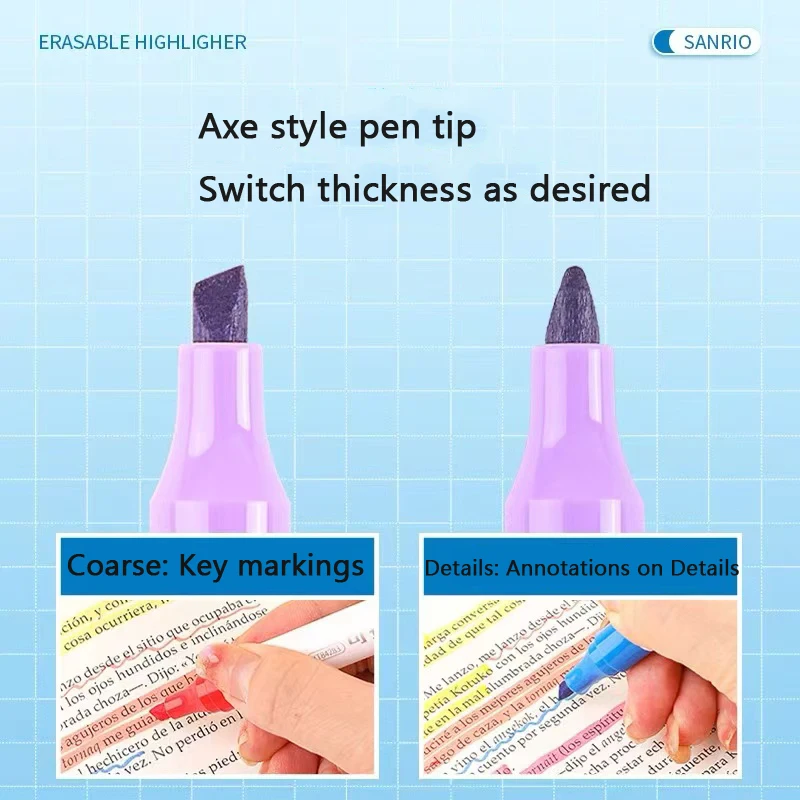 GuangBo Kawaii двуглавая стираемая флуоресцентная ручка 10 шт./компл. студенты для