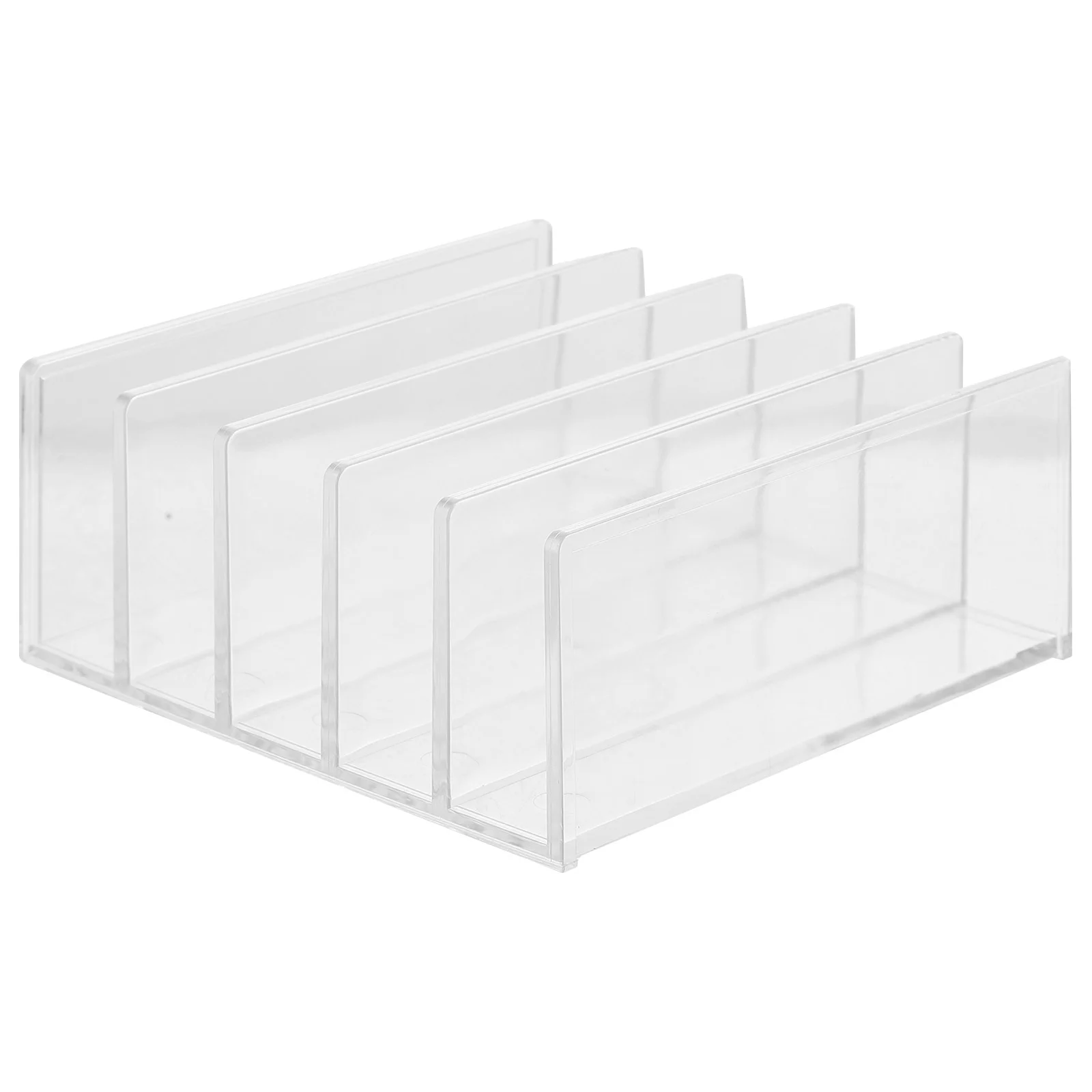 

Acrylic File Holder Book Locket Ends Shelves Decorative Files Rack Ledge Books Storage Support Stand Kitchen Bookends