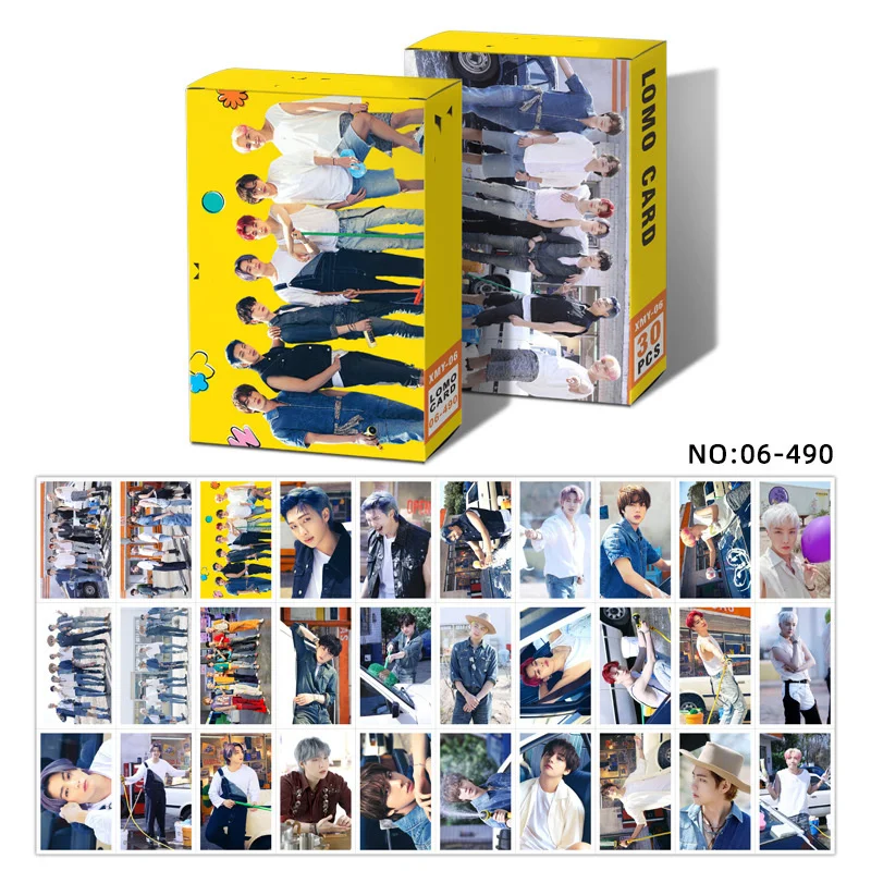 

30pc Hot KPOP Bangtan Boys New Butter New Album Lomo Card Photocard Self Made Paper Cards Lomo Cards Postcard Photo Fan Gift