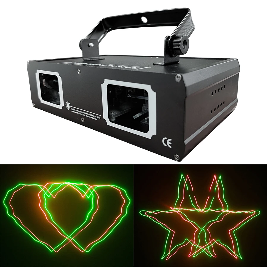 Stage laser light professional DMX512 control laser effect, suitable for disco parties, dance halls, night clubs, etc.