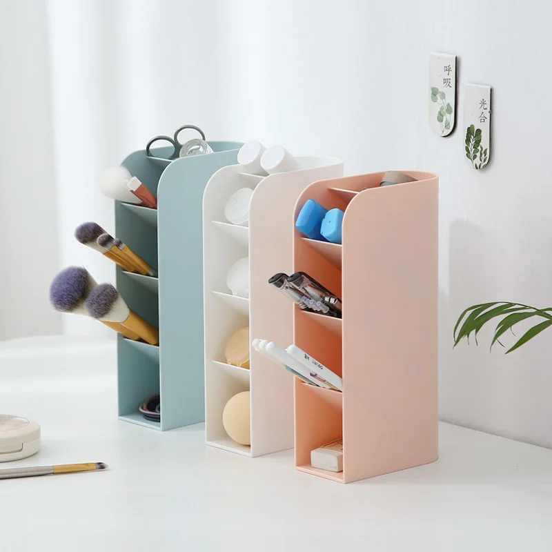

2022 Pen Holder Desk Organizer Cute Stationery for School Supplies Desktop Office Accessories Makeup Pencil Holder Brush Stand