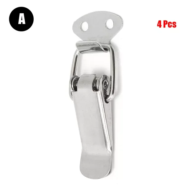 

2022 Cabinet Case Spring Loaded Catch Toggle Hasp Wooden Box Lock Furniture Hardware