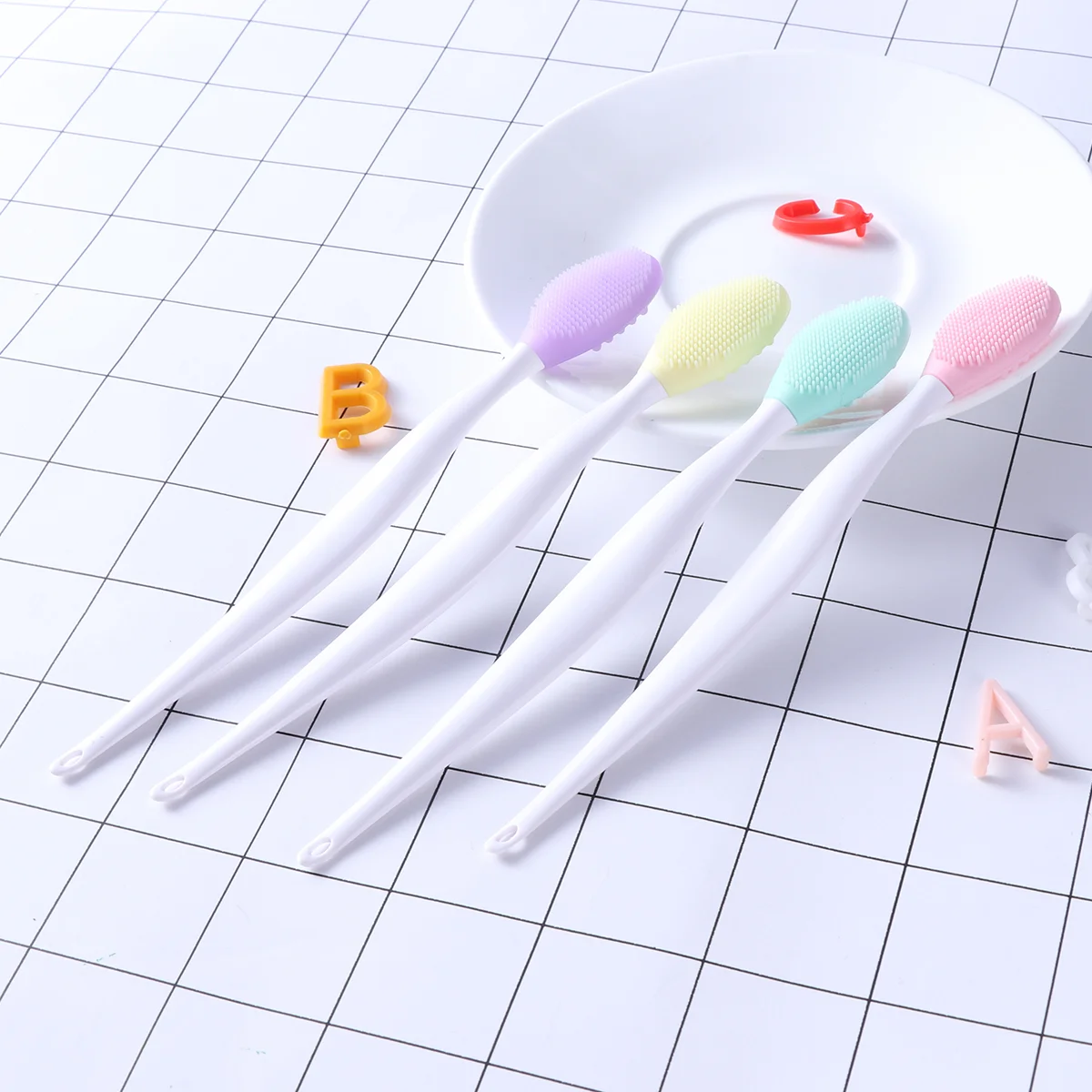 

4Pcs Dog Dog Brush Finger Brushes Dog Dog Dog Essentials