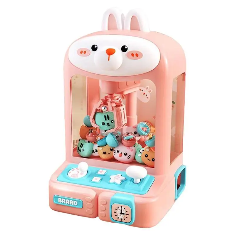 

Kids Claw Machine Tiny Music Arcade Claw Machine Vending Machines Toys With 10 Plush Toys For Boys And Girls Over 3 Years Old 2