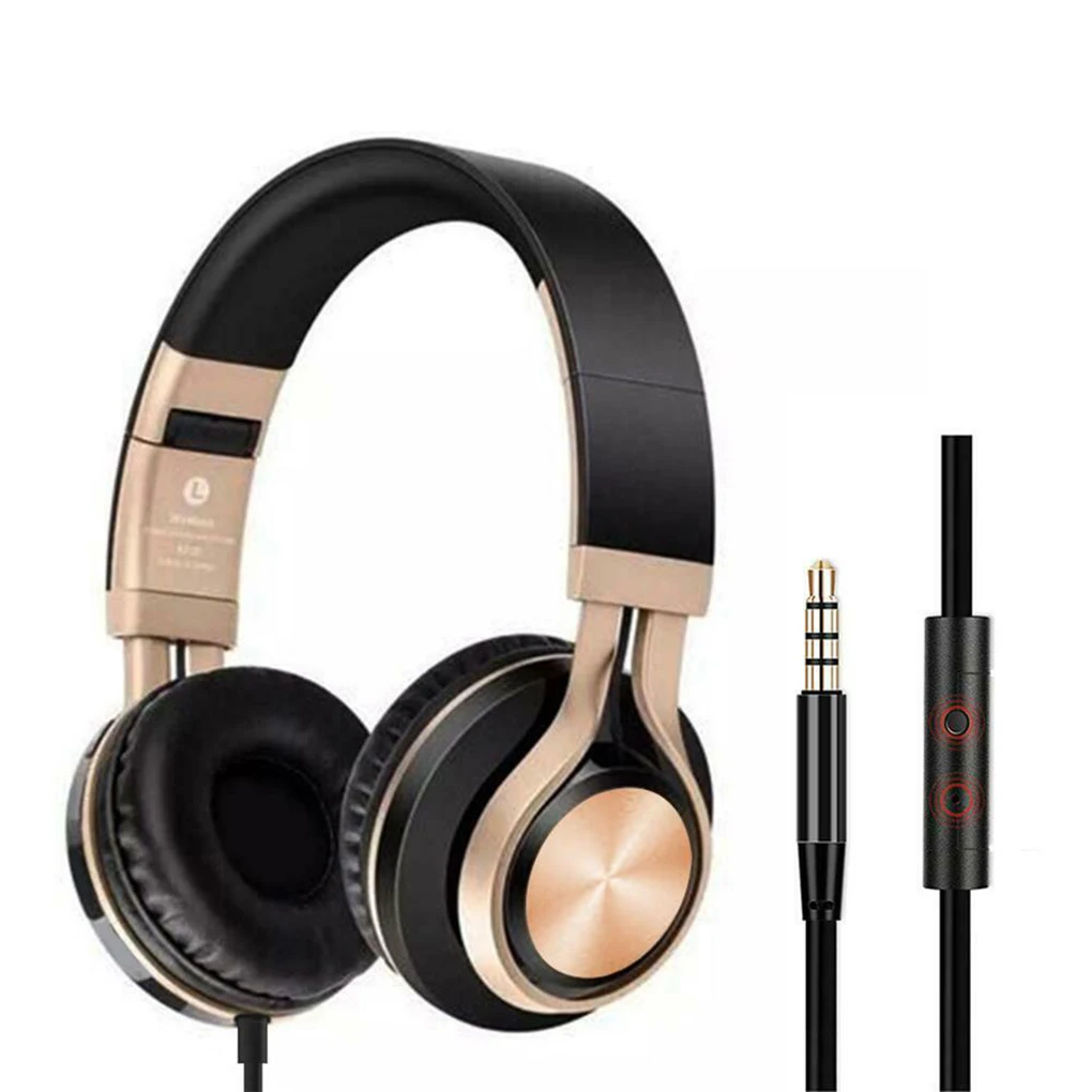 

K2 Wired Over Ear Stereo Headphone 3.5mm Smartphones Laptop Noise Cancelling Gaming Headset