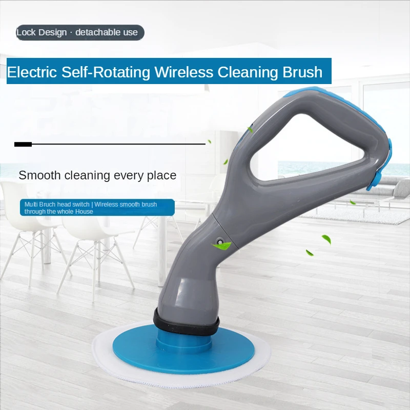 

Home Electric Cleaning Brush Rechargeable Electric Spin Scrubber With Detachable Heads Cleaning Brush Kitchen Toilet Clean Tools