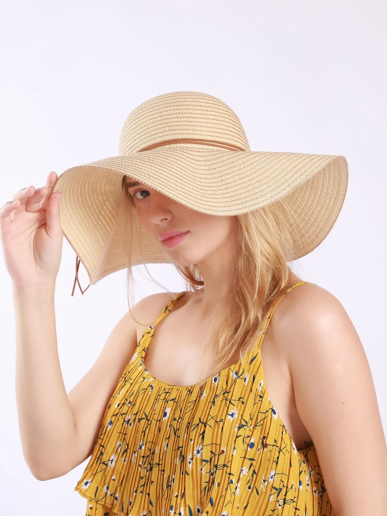 

Hats gorras sombreros capsFlower Decor Sun Hat
