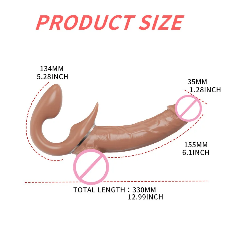 Реалистичный фаллоимитатор вибратор телескопический мощный ударопрочный пенис