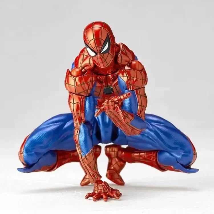 16 см Marvel Человек-Паук Питер Паркер Фигурка Revoltech Удивительный Ямагучи 2.0