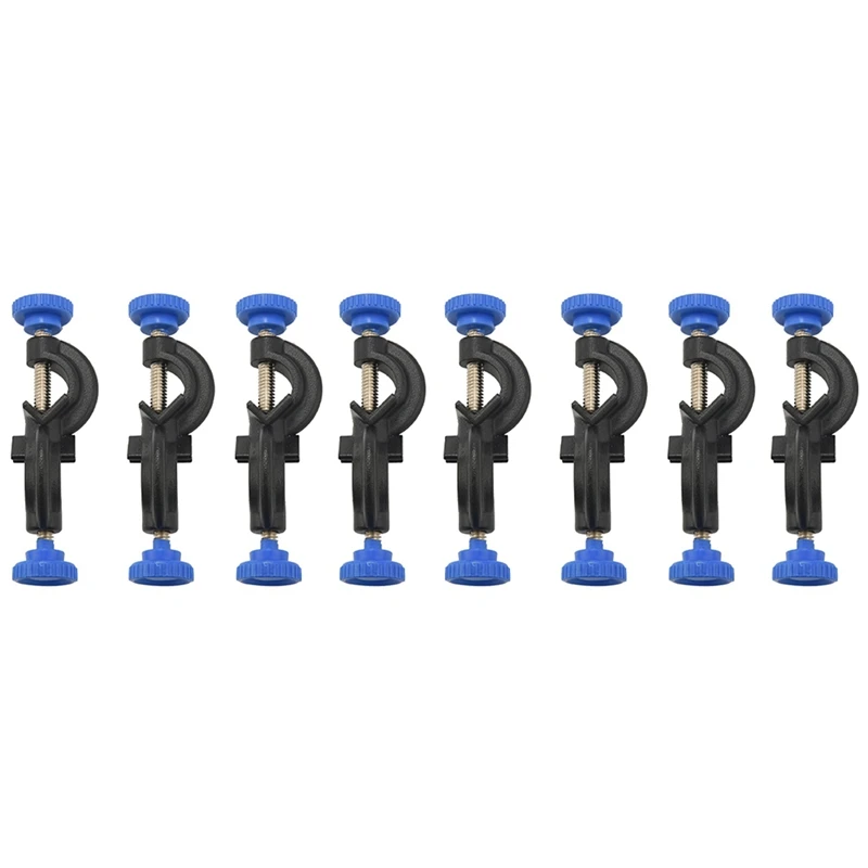 

NEW-Lab Clamp Holder 2 Boss Heads Retort Stand Holder 8 Pcs