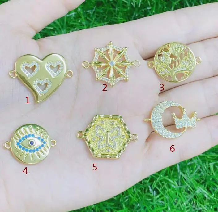 

Латунные аксессуары для самостоятельного изготовления ювелирных изделий, 2 шт.