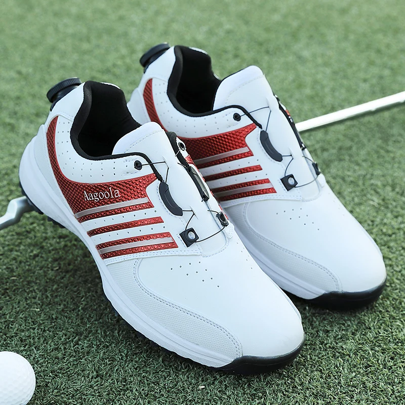

Men Golf Shoes Outdoor Sports Trainer Shoes Suitable For Golfers Large Size 39-48 Size Non-slip Rivet Golf Sneakers New Listing