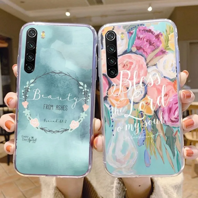 Фото Чехол Verset De La для телефона Xiaomi 12, 11T, 10, 9, Redmi Note 11, 10, 10S Pro, Redmi 9, 9A, 8, прозрачный чехол для телефона №1