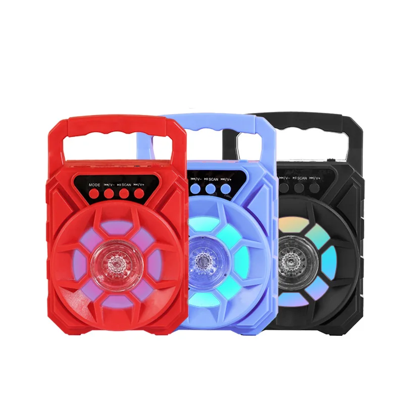 

2023 Portable Bluetooth Speaker Outdoor Wireless Speaker High-fidelity Surround Sound Fm Radio Mini Audio Karaoke Lasting Power