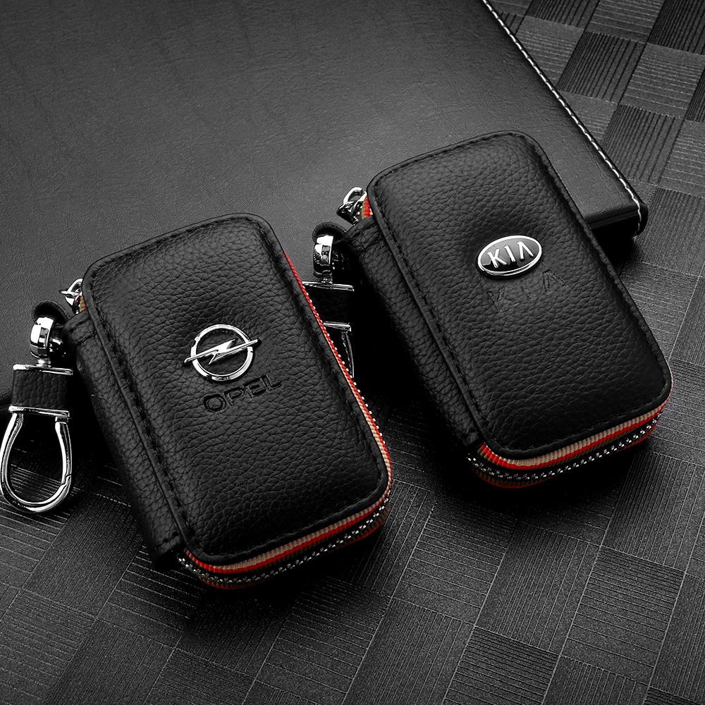 

New Leather Key Case Keychain Protection Cover for Audi SLINE A1 A3 8P A4 B5 B6 B7 B8 A5 A6 C5 C6 C7 A7 A8 Q3 Q5 Q7 TT 8V R8 8L