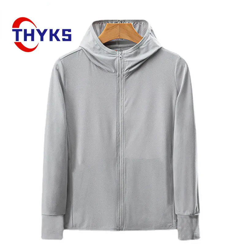 

New Hooded Sun Protection Clothing Men Breathable Comfortable Stretch Outdoor Sports Fishing Hiking Camping Cycling Coat Thin