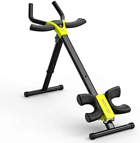 

Adjustable Ab Trainer Abdominal Whole Body Workout Machine Waist Cruncher Toner Leg Thighs Buttocks Shaper with LCD Monitor AB9