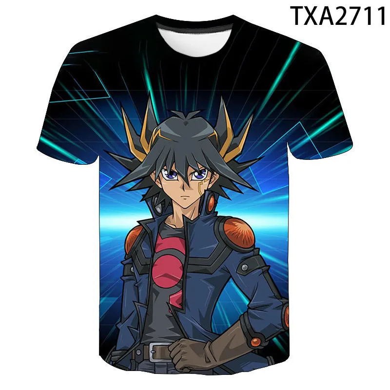 

2020 New Yu Gi Oh Cartoon 3D T Shirts Casual Boy girl Kids Fashion Streetwear Printed T-shirt Men Women Children Cool Tops Tee