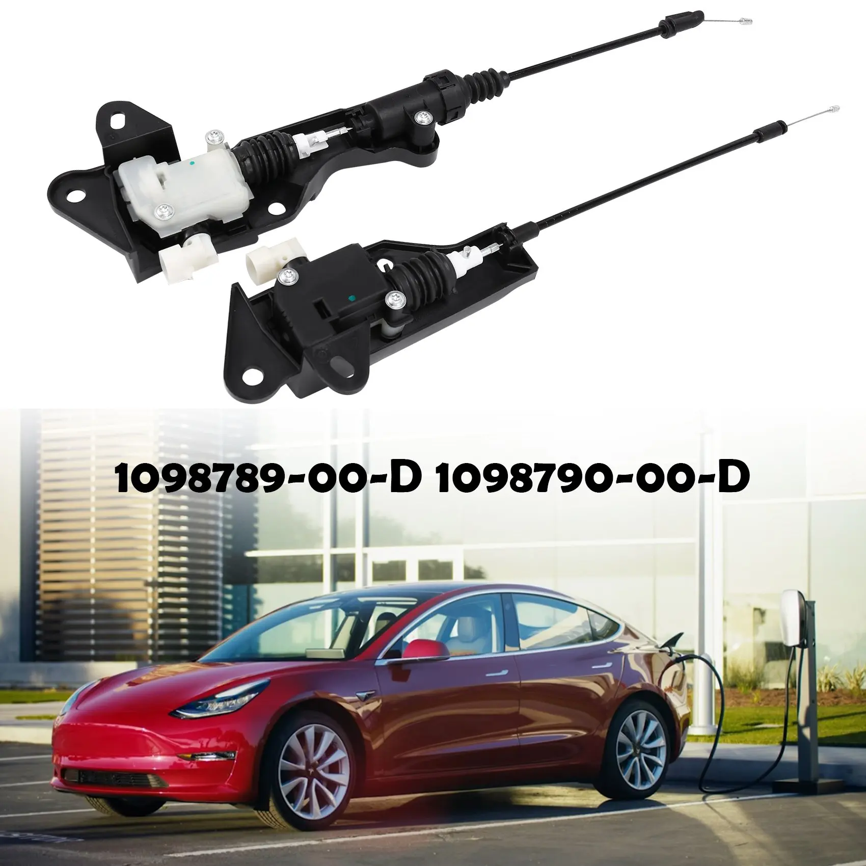 

LH+RH Car Front Primary Hood Lock Actuator for Tesla Model 3 2017-2022 1098789-00-D 1098790-00-D
