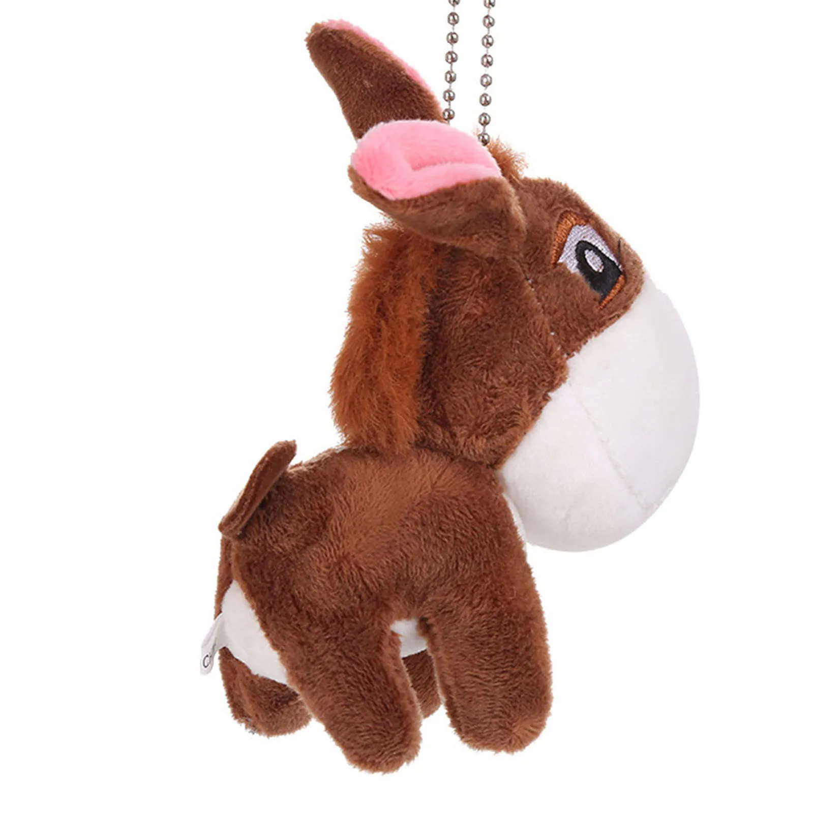 

Cute Little Donkey Keychain Pendant Cartoon Plush Doll Toy Hanging Ornament