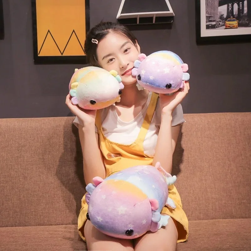 36/45 см Axolotl плюшевая игрушка саламандра мягкая кукла искусственное животное