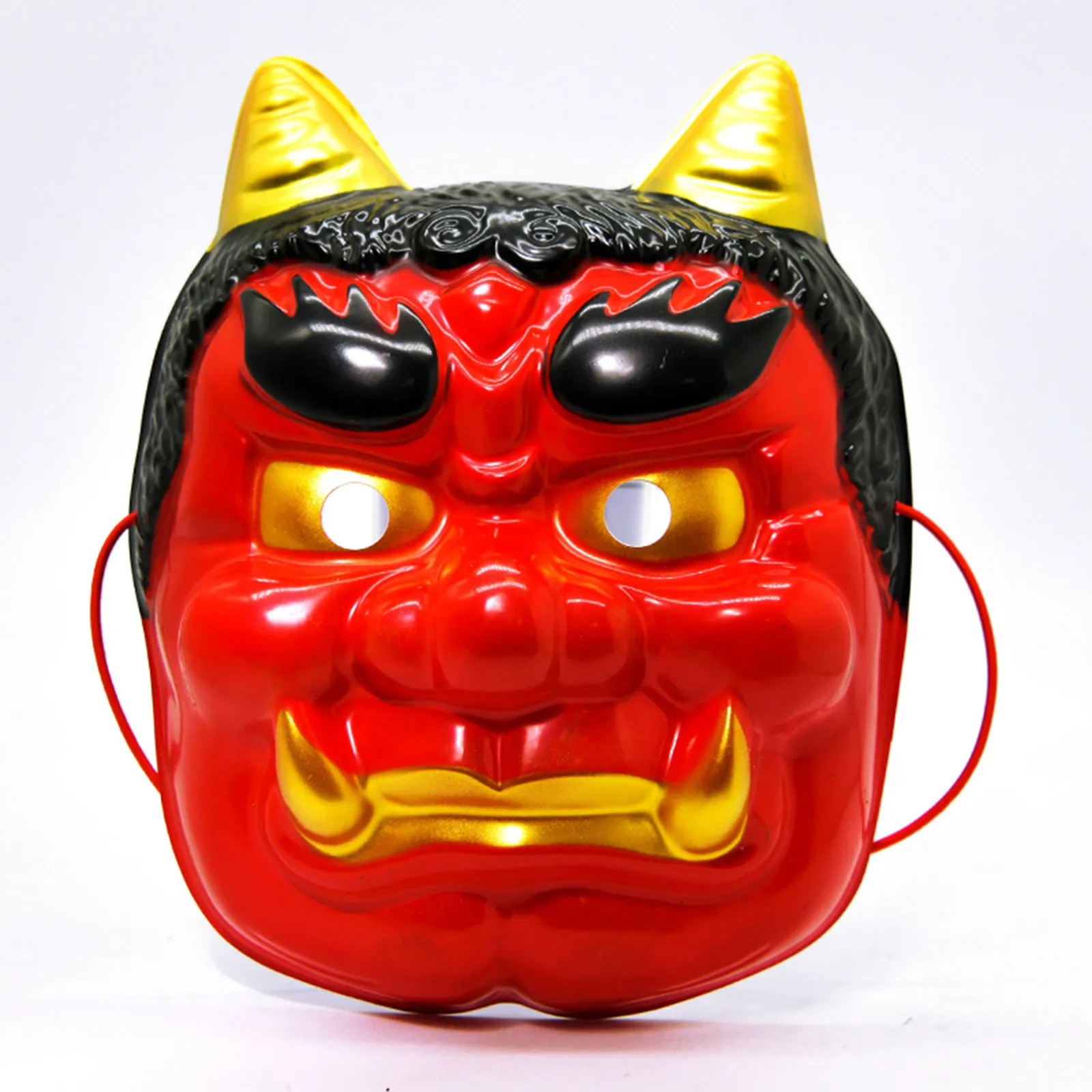Пластиковая длинная маска Tengu для носа ужасная японского воина Хэллоуина