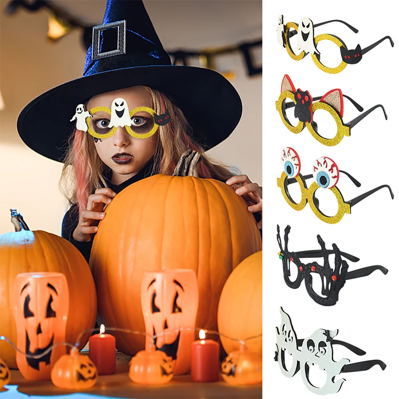 Пластиковые очки для Хэллоуина паук паутина глазный шар реквизит фото демон