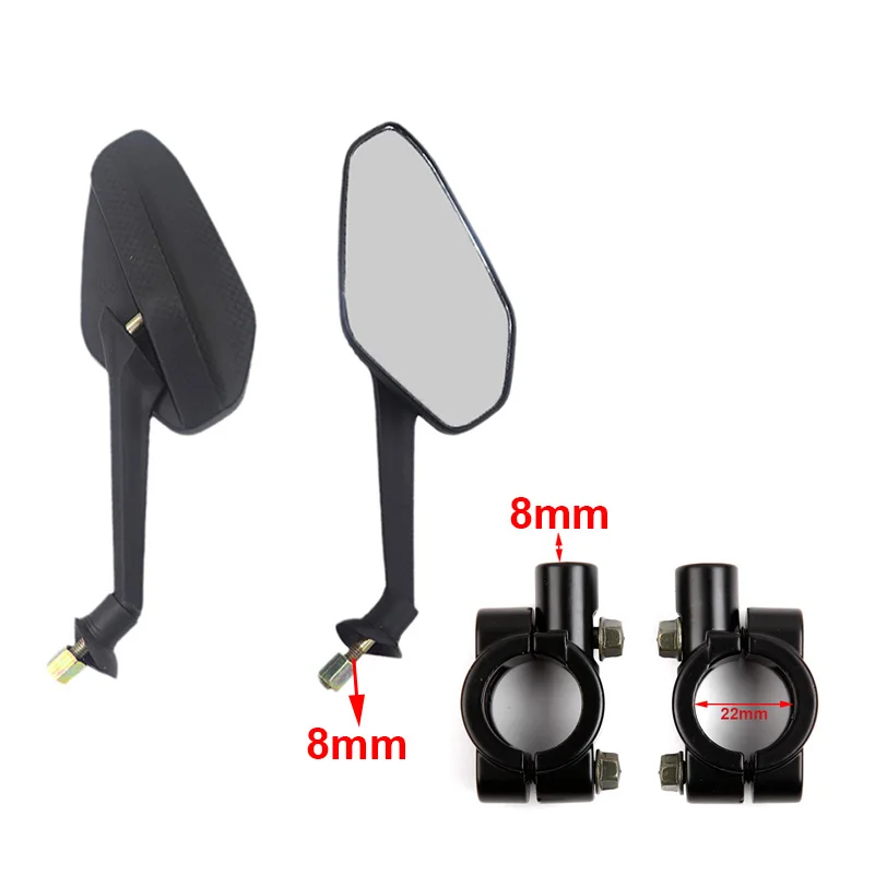 Зеркало заднего вида для электрического скутера Citycoco с фиксированным основанием