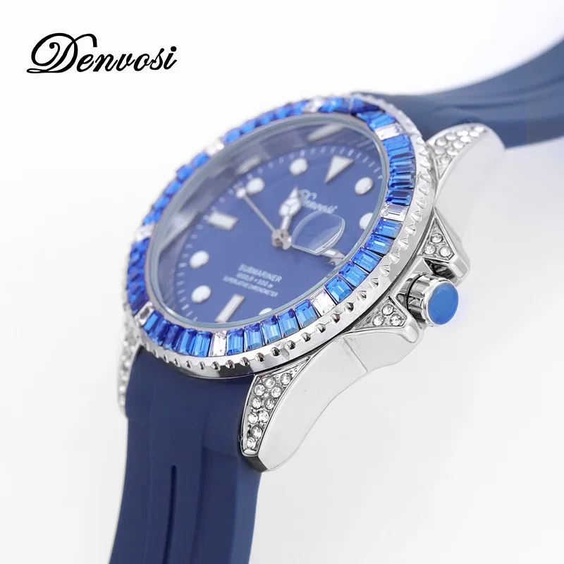 BENVOSI 2023 New Luxury Fashion Rubber Quartz Watch for Women Waterproof Calender Women's Wristwatch Bracelet Reloj Mujer enlarge