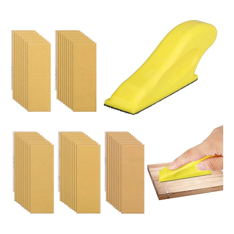 

Sander Kit For Detail Sanding, Mini Handle Sanding Tool