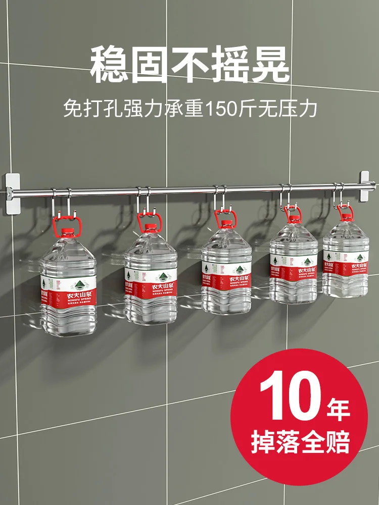 Настенный кухонный стеллаж для хранения из нержавеющей стали 304 простая