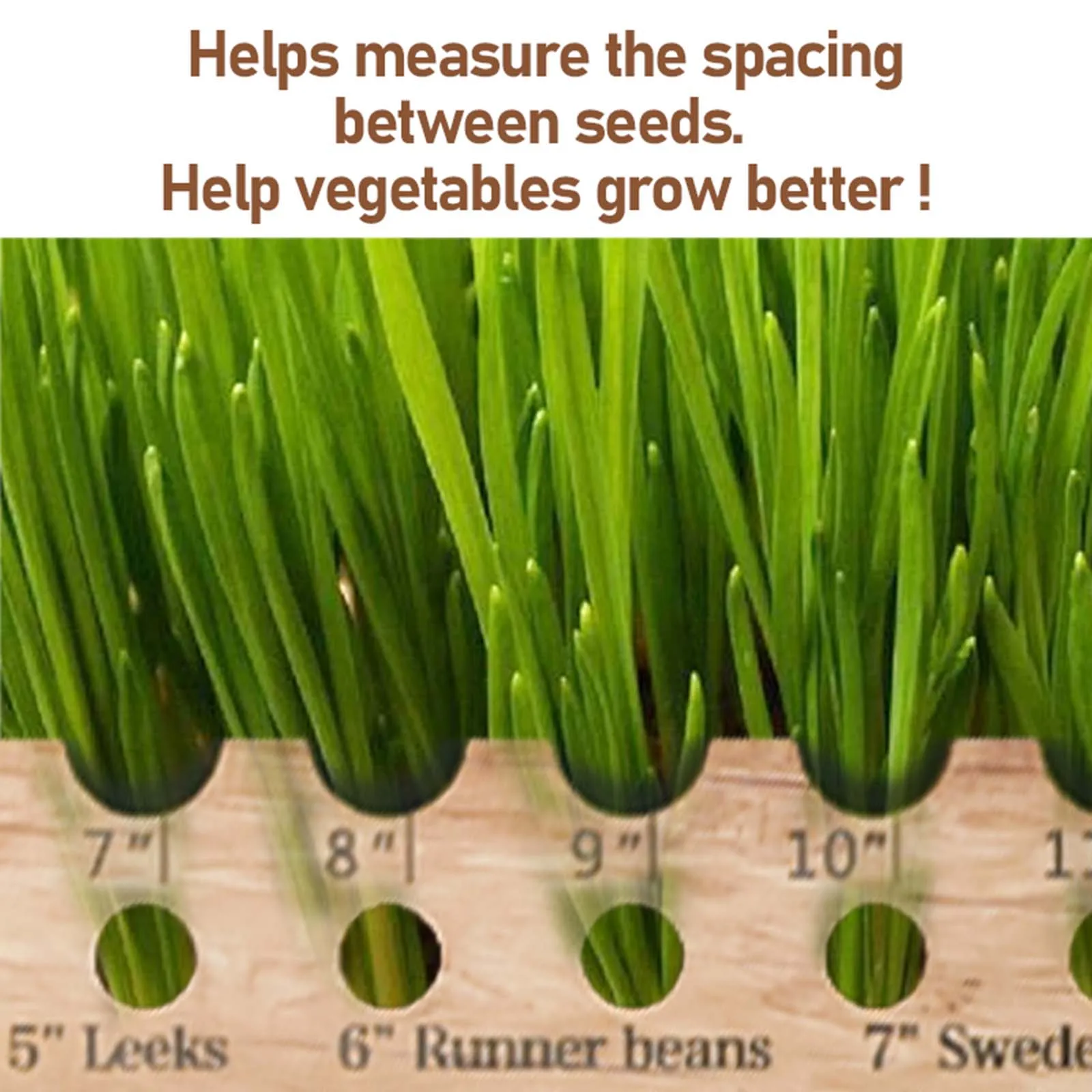 Линейка для посадки семян прочная промежуточная линейка точных посадок и