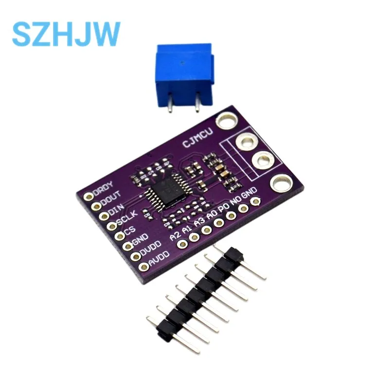 

MCU-1120 Type K Thermocouple Module ADS1120 High Precision 16-Bit Analog-to-Digital Converter ADC