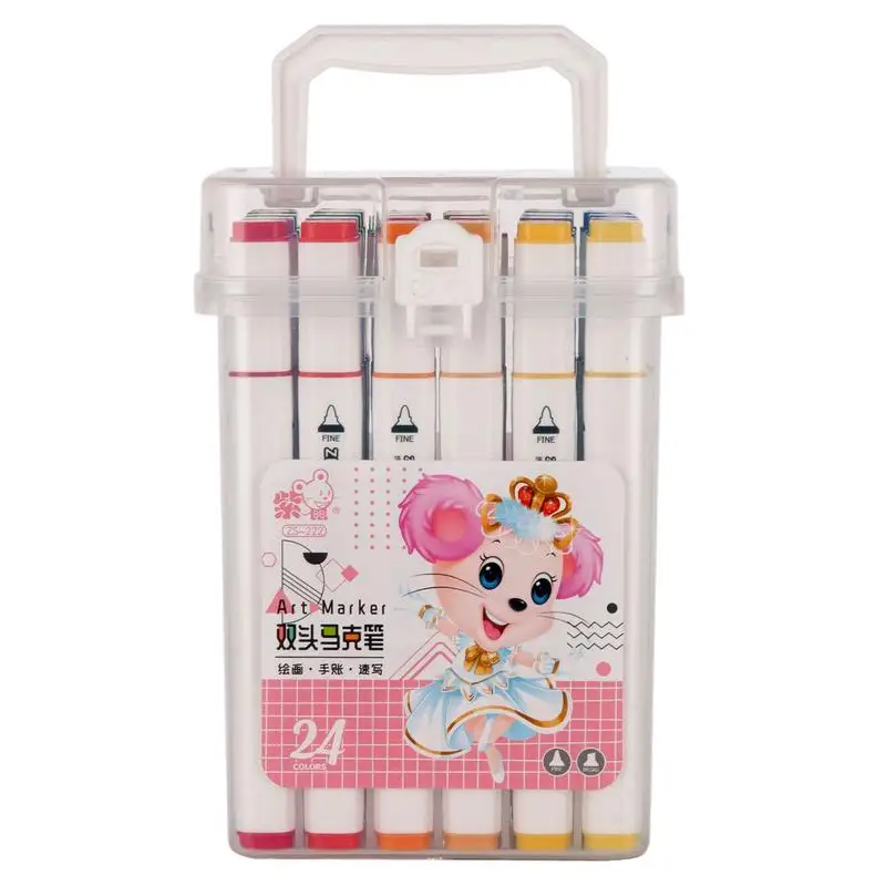 

Highlighter Fluorescent Marker Pen Marker Pen With Double Ended 12 Pieces Art Markers Pen No Bleed Soft Chisel Tip Aesthetic