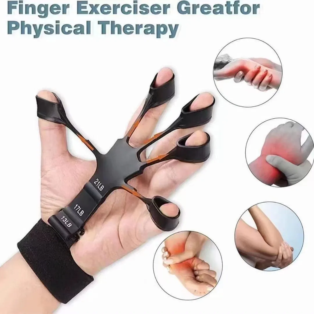 hand flex grip gripsters strengthener Expander resistance Rubber Elastic band finger trainer handgrip fitnes flexgrip for sport