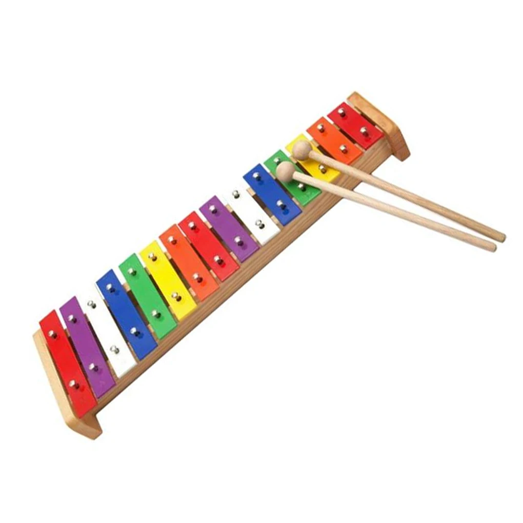 

15-notes Aluminum Plate Multi-colored Piano Toys Xylophone Kids Gift Toys