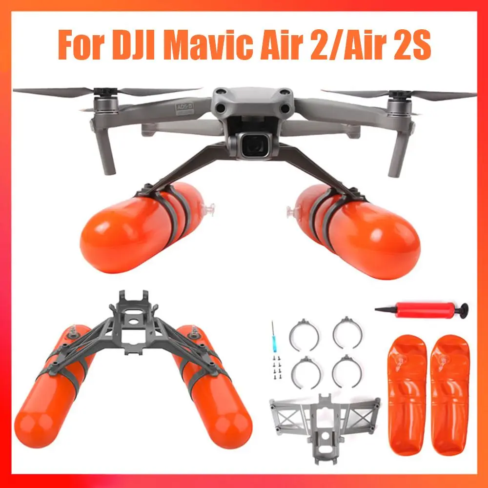 

New Inflatable Style Landing on Water Floating Stick for DJI MAVIC AIR 2/2S Landing Gear Floating Kit Landing Training Skid