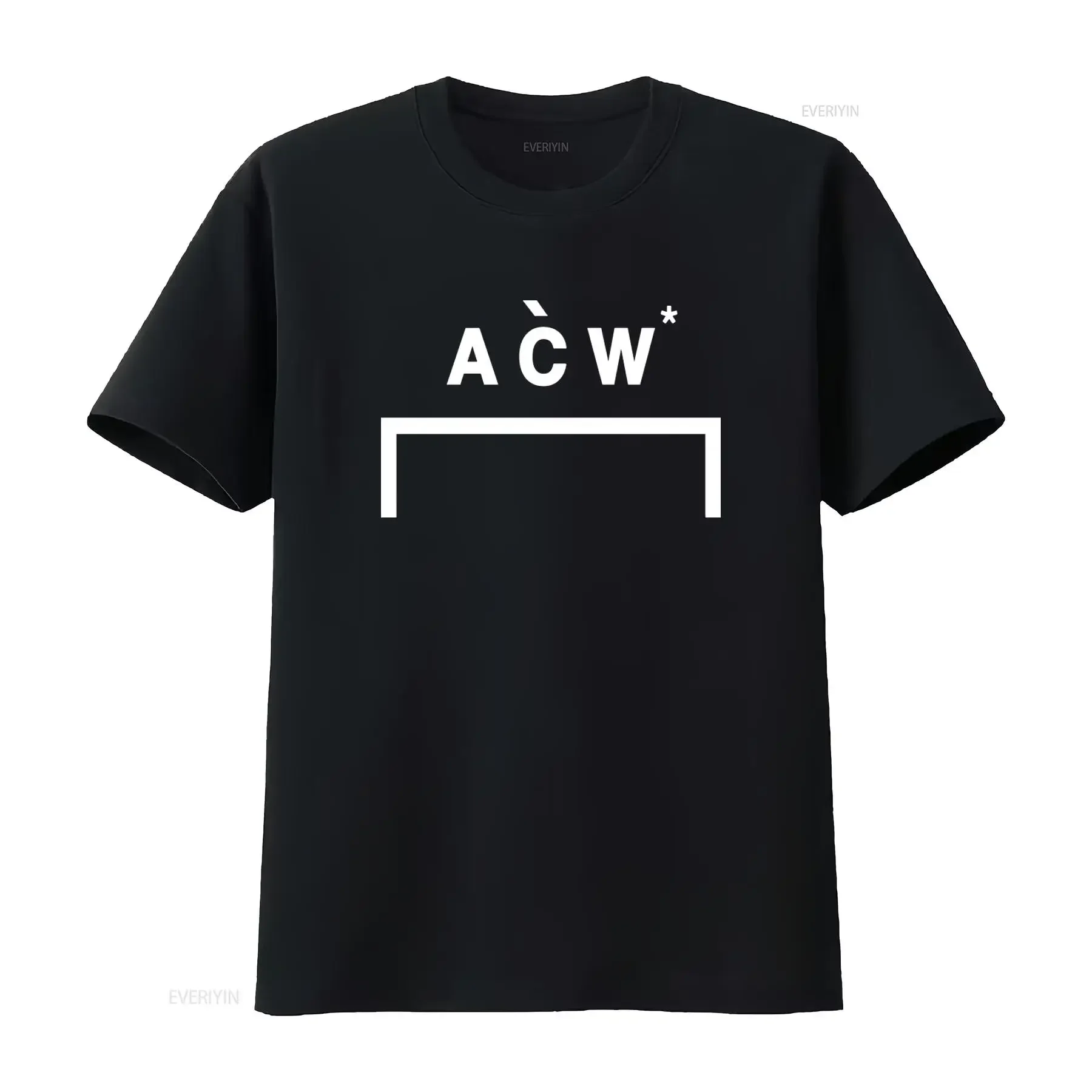 Фото Футболка A Cold Wall Acw 01 с принтом, модная уличная одежда для мужчин, винтажный топ с эффектом потертости для повседневной носки, универсальный эластичный мужской топ №1
