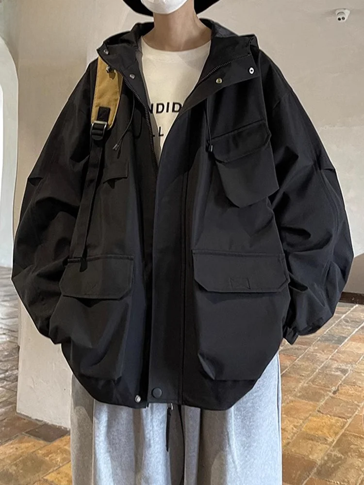 Мужская непромокаемая куртка с капюшоном весна-осень