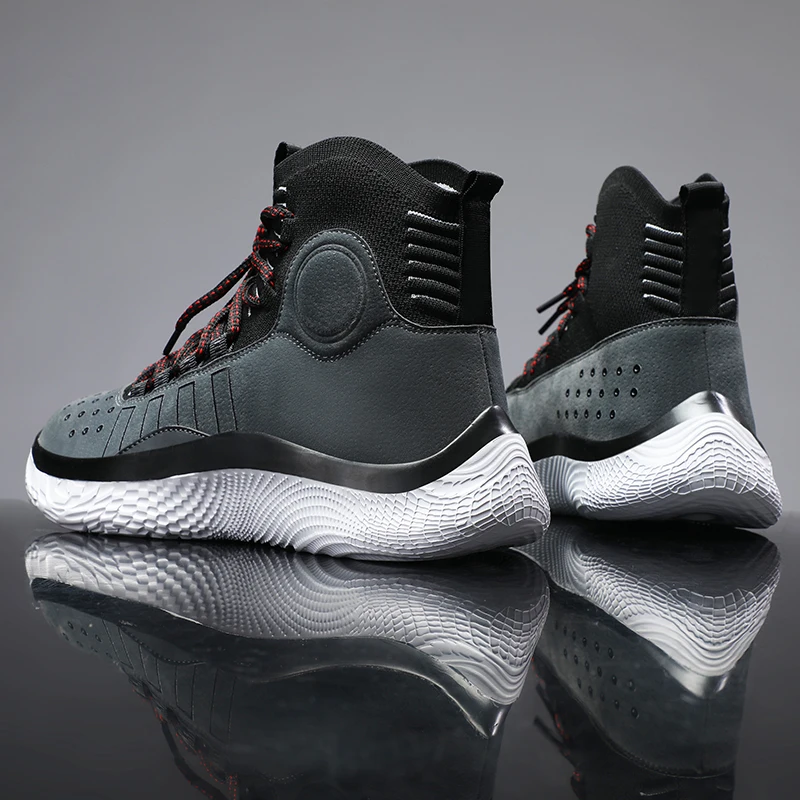 Basketball Shoes Men Design Thick Soles Jogging Fitness Breathable Outdoor Sport Shoes Men Sneakers Height Increasin shoes