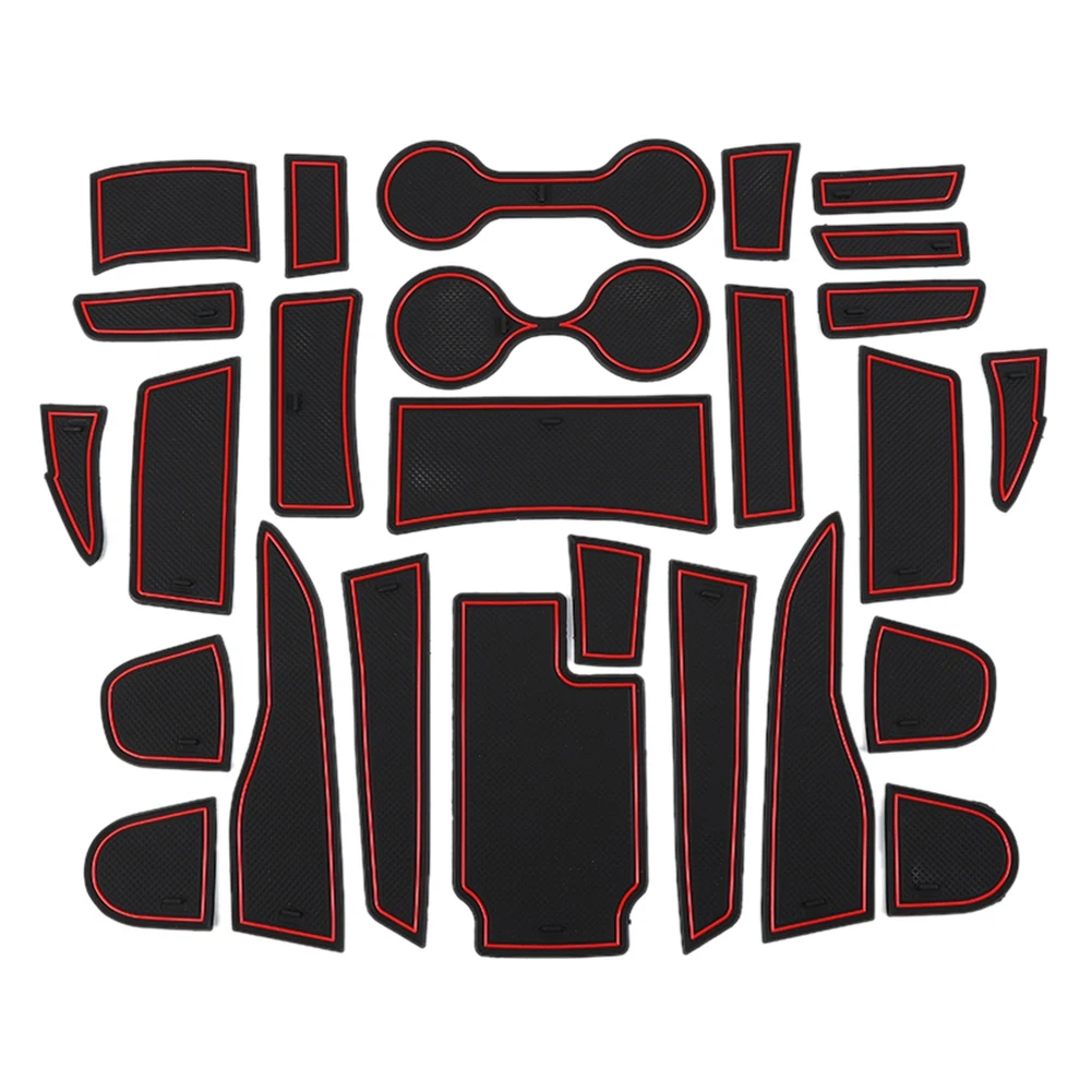 

For 2014-2022 Rubber Mat Interior Anti Mat Door Slot Pad