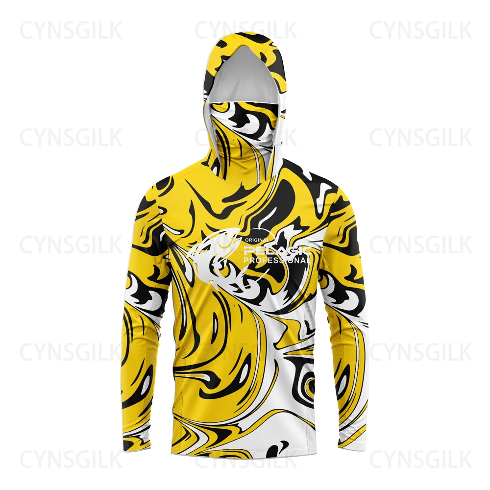 Оригинальная профессиональная pelagic женская и мужская рубашка с капюшоном для